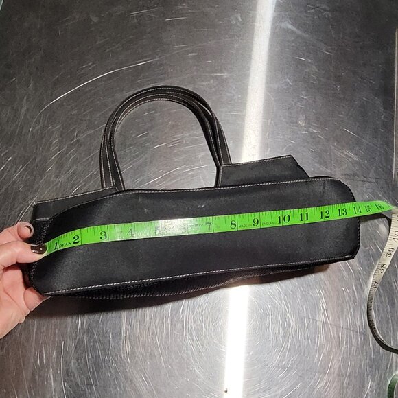 THE SAK BLACK CROCHET HANDBAG PURSE EUC - Picture 6 of 11